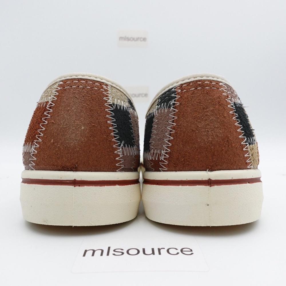 Keen Women's Plaid Low-Top Sneakers in Black, Tan, Rust - Picture 4 of 6